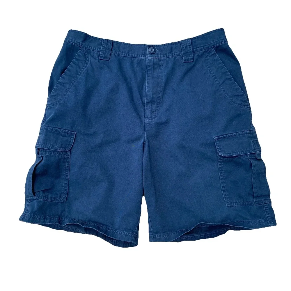 Columbia‎ Sportswear Cargo Shorts Mens 34x9 Navy Outdoors Summer